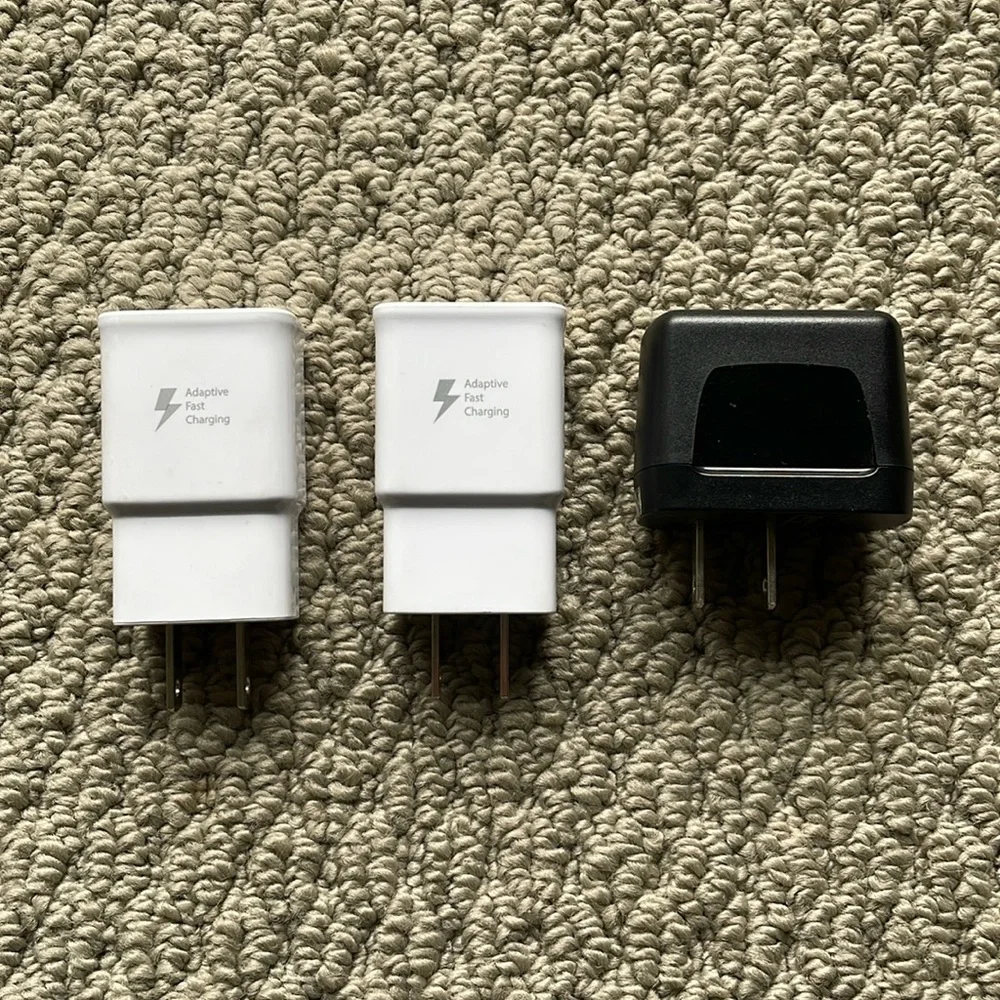 Samsung Original Quick Fast Travel Charger with USB Type C 6.6FT (2m) Adapters